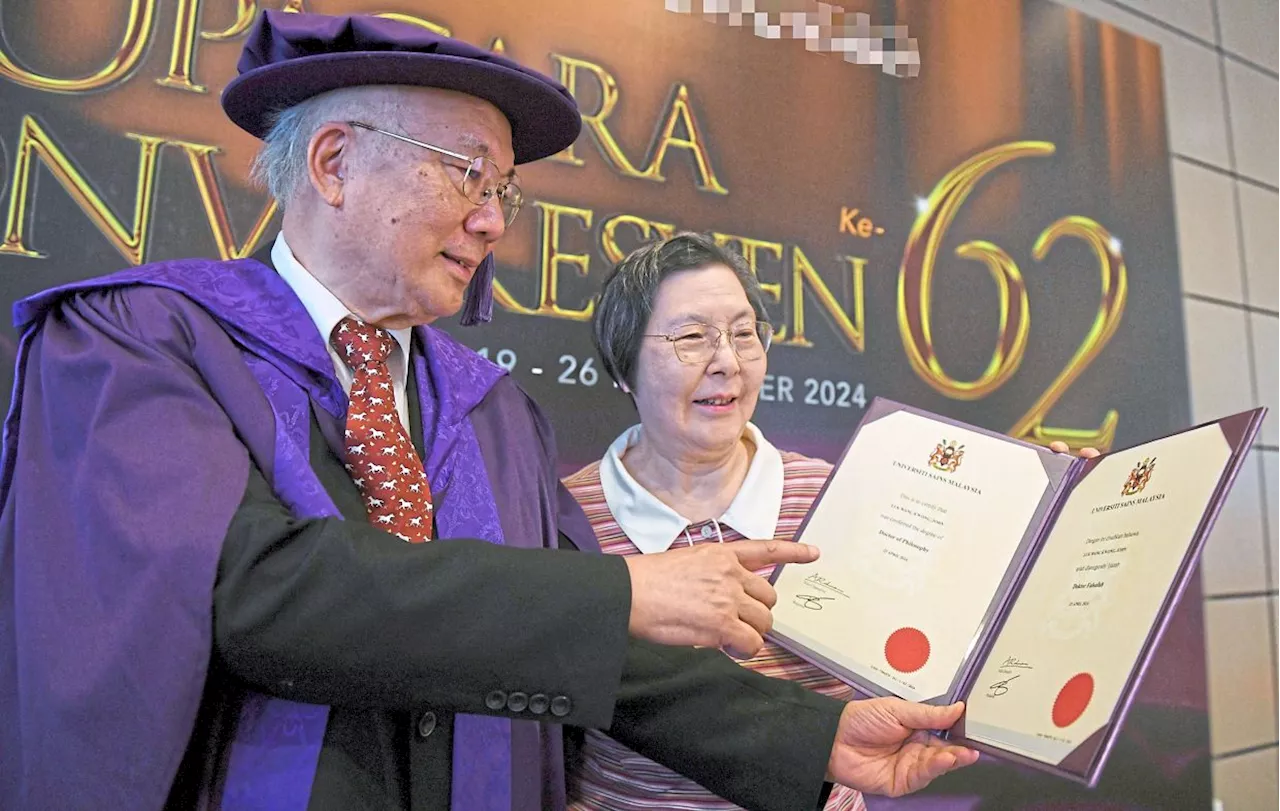 Lifelong learner, 80, earns PhD at USM