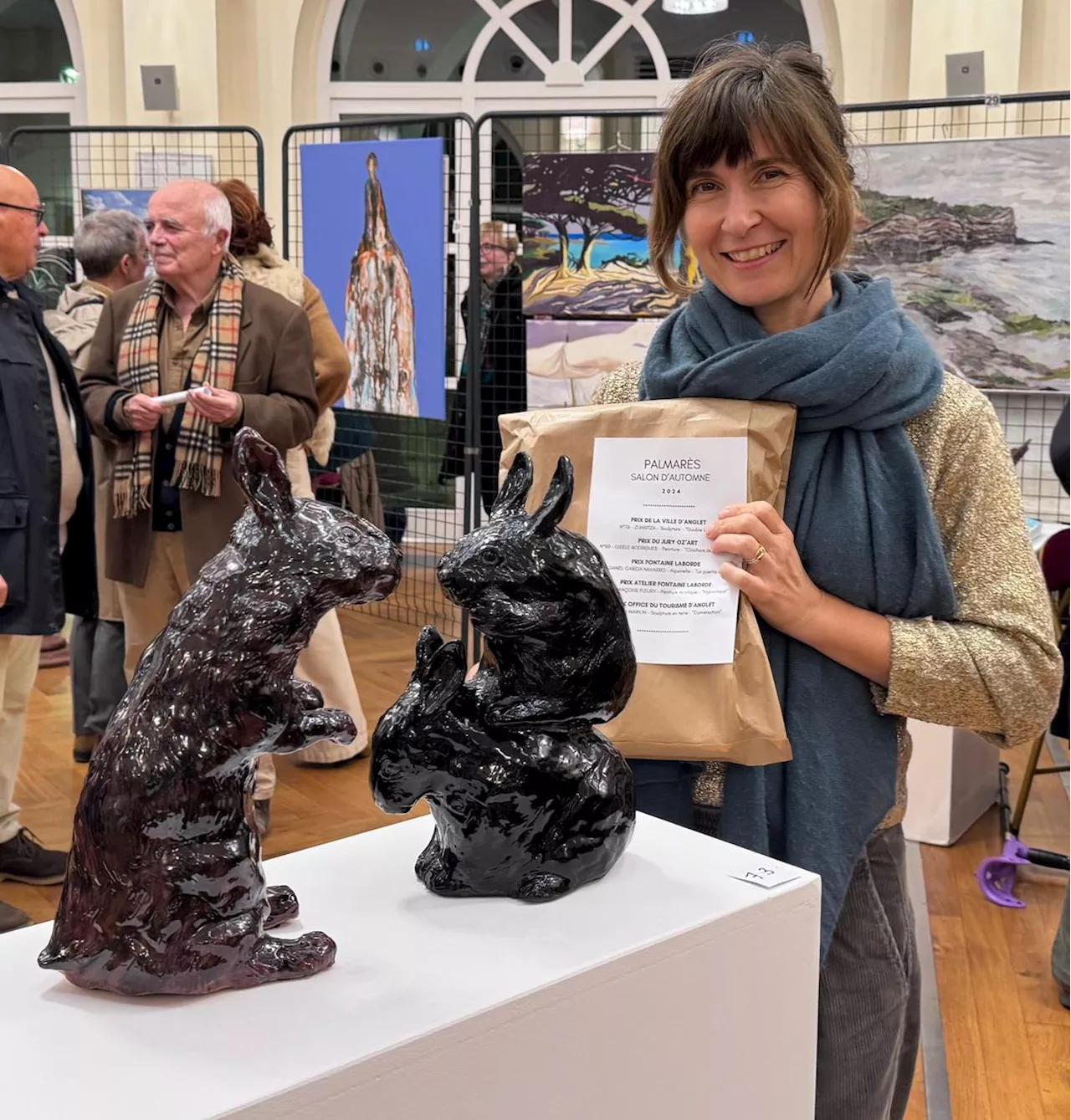 Pays basque : l’artiste luzienne Marion Rosa primée au Salon d’automne d’Anglet