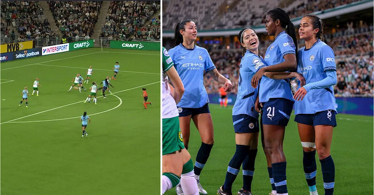 Fotboll: Stjärnan Khadija Shaws show när Manchester City besegrade Hammarby i rekordmatchen