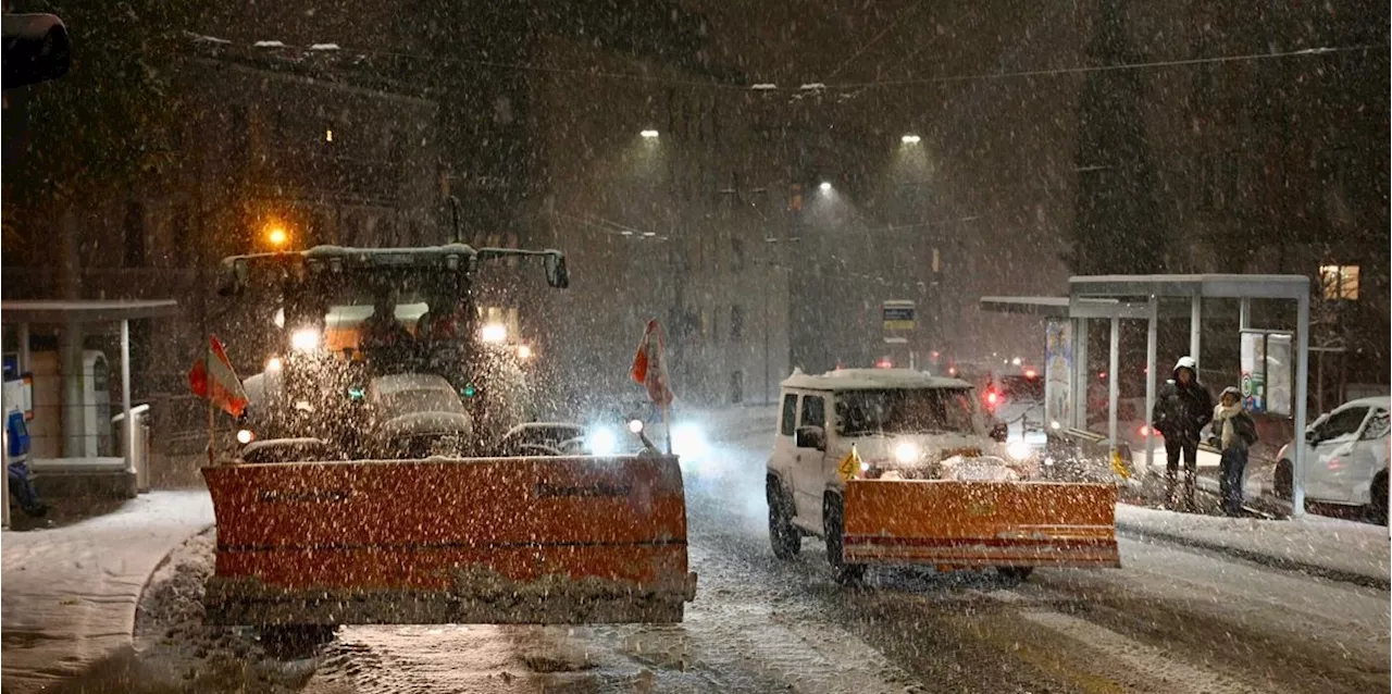 Wetter Schweiz: Es schneit in Zürich, Bern und Basel