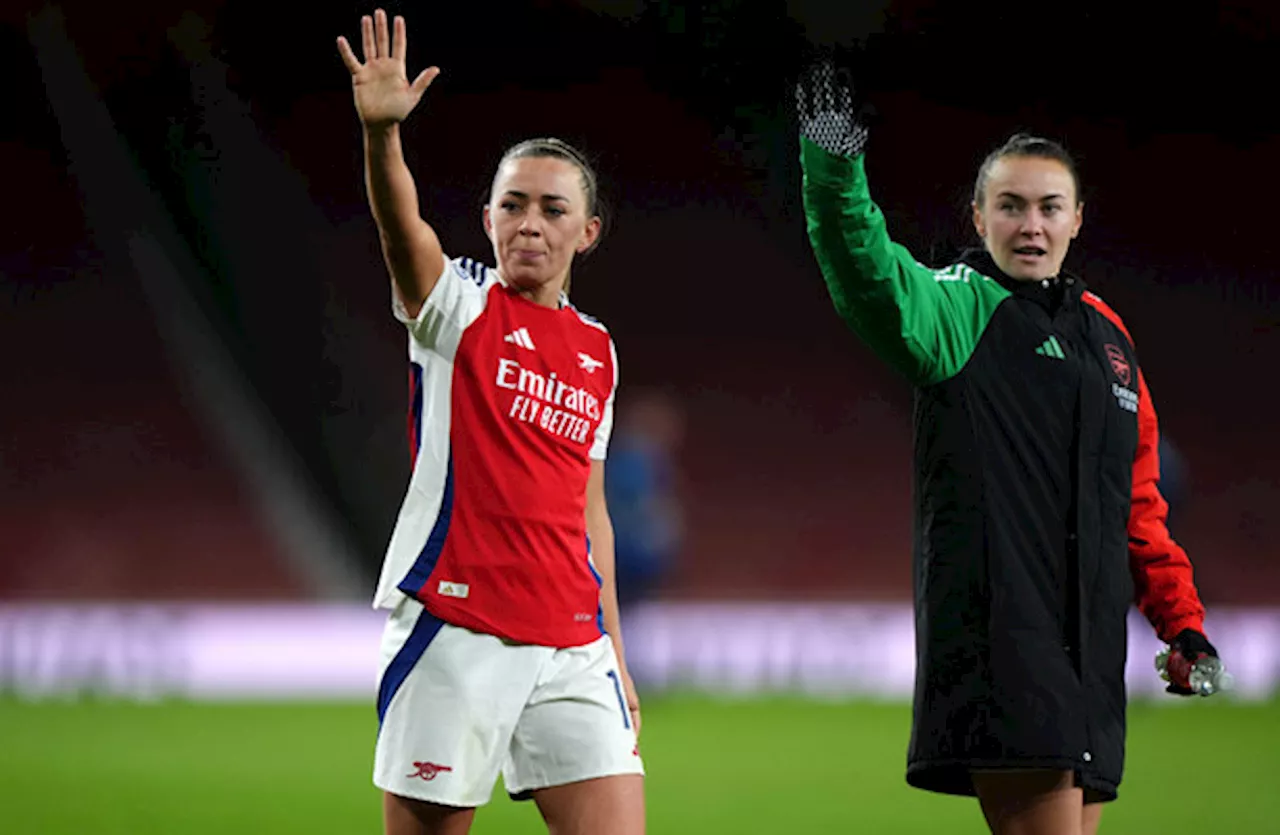 Katie McCabe features as Arsenal seal place in Champions League quarter-finals