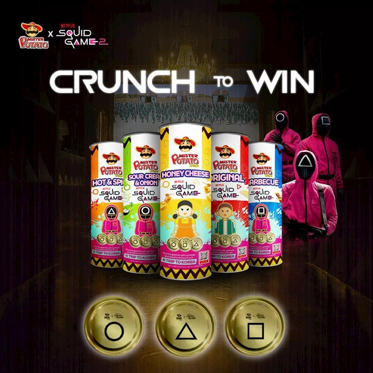 Mister Potato partners with 'Squid Game 2' for a snack-tastic contest