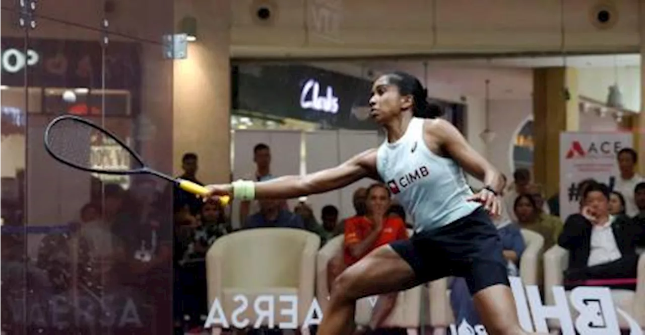 Sivasangari triumphs over Aifa to reach Singapore Open quarters