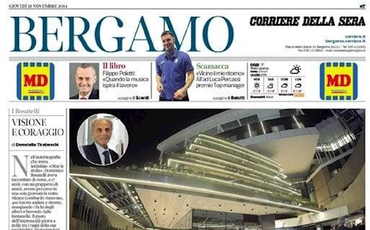 Il Corriere della Sera (Bergamo) 'vede' il recupero di Scamacca: 'Vicino il mio ritorno'