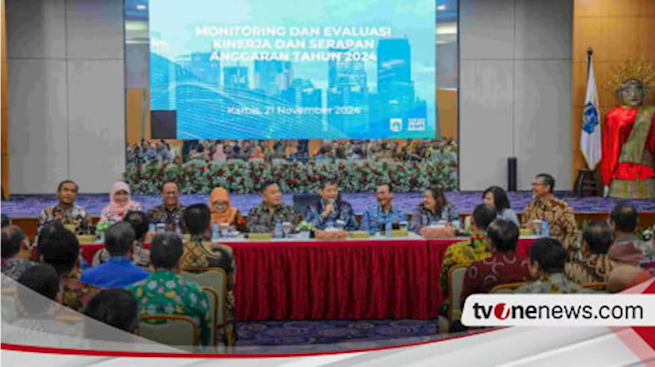 Optimalkan Kinerja Pemprov DKI Jakarta, Sekda Marullah Pimpin Monev Serapan APBD Tahun 2024