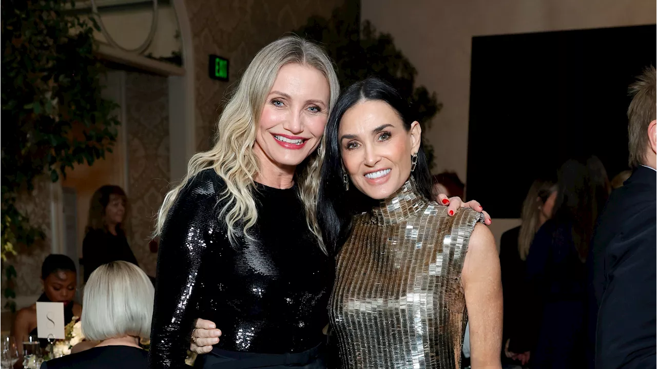 Demi Moore et Cameron Diaz étincelantes à la soirée Women in Hollywood… Votez pour vos looks préférés