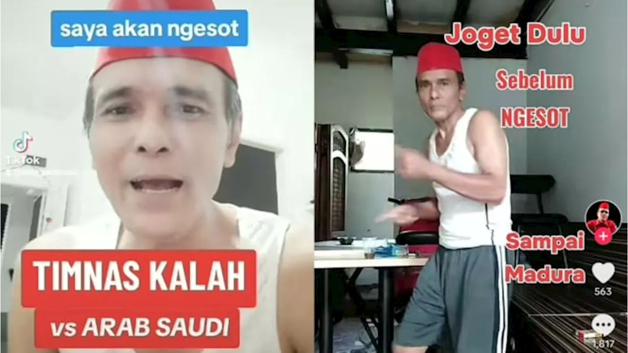 Warganet Tagih Janji Pria yang Mau Ngesot ke Madura, Jika Timnas Indonesia Menang Lawan Arab Saudi