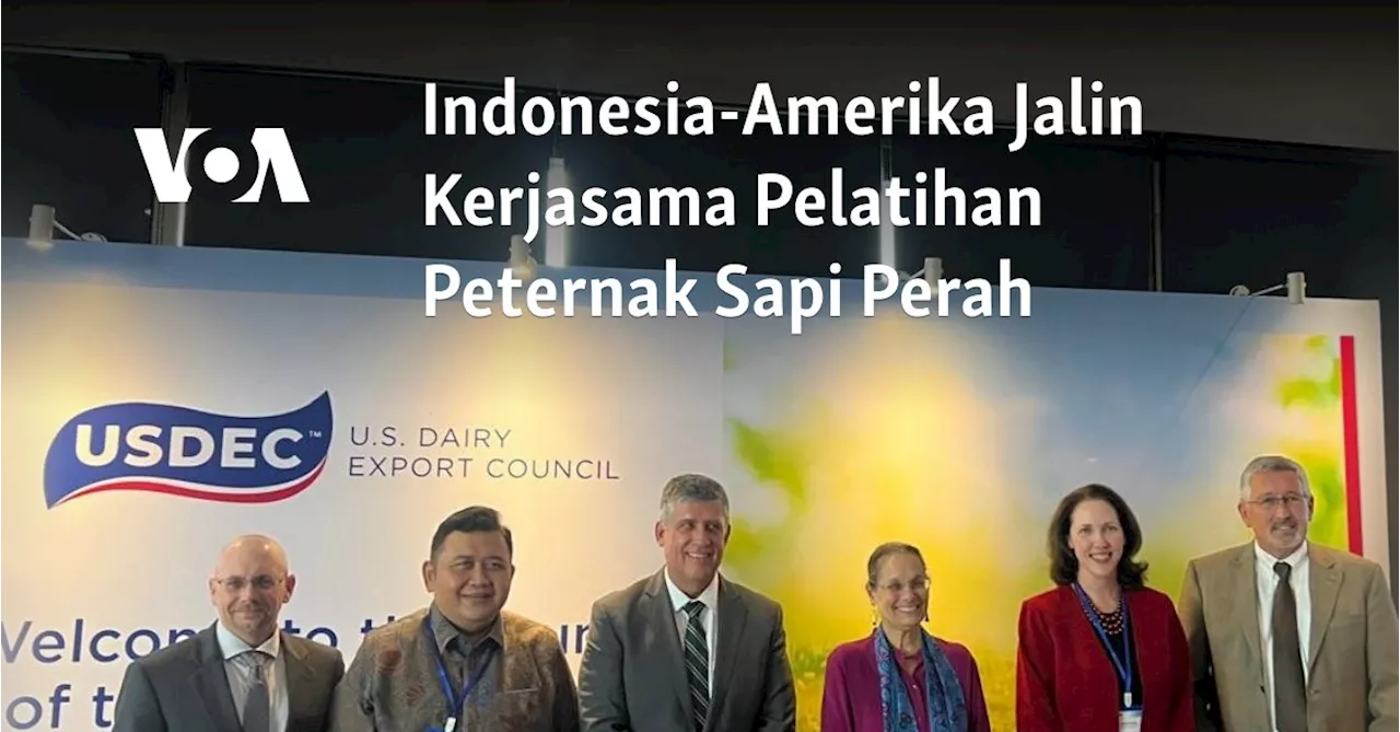 Indonesia-Amerika Jalin Kerjasama Pelatihan Peternak Sapi Perah