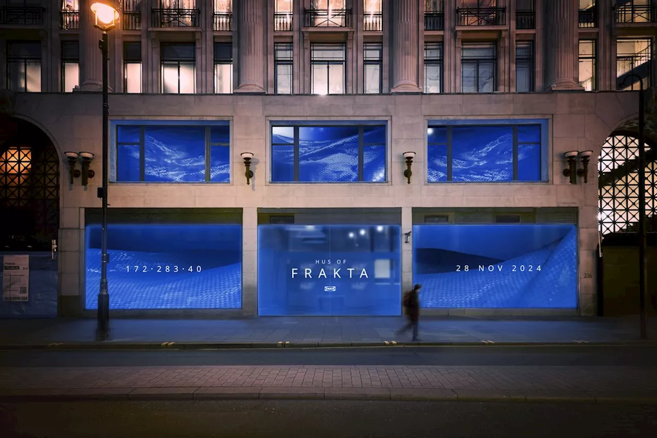 A new Oxford Street pop-up celebrates IKEA's blue bags