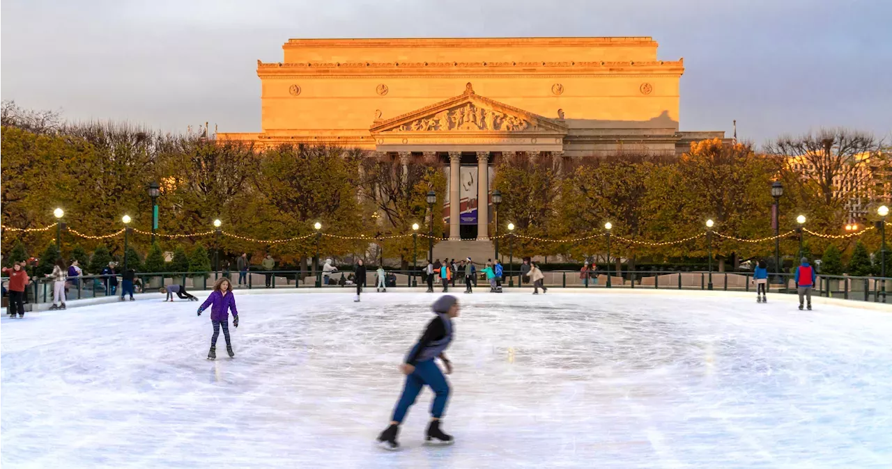 Ice Skating Returns to the National Gallery's Sculpture Garden This