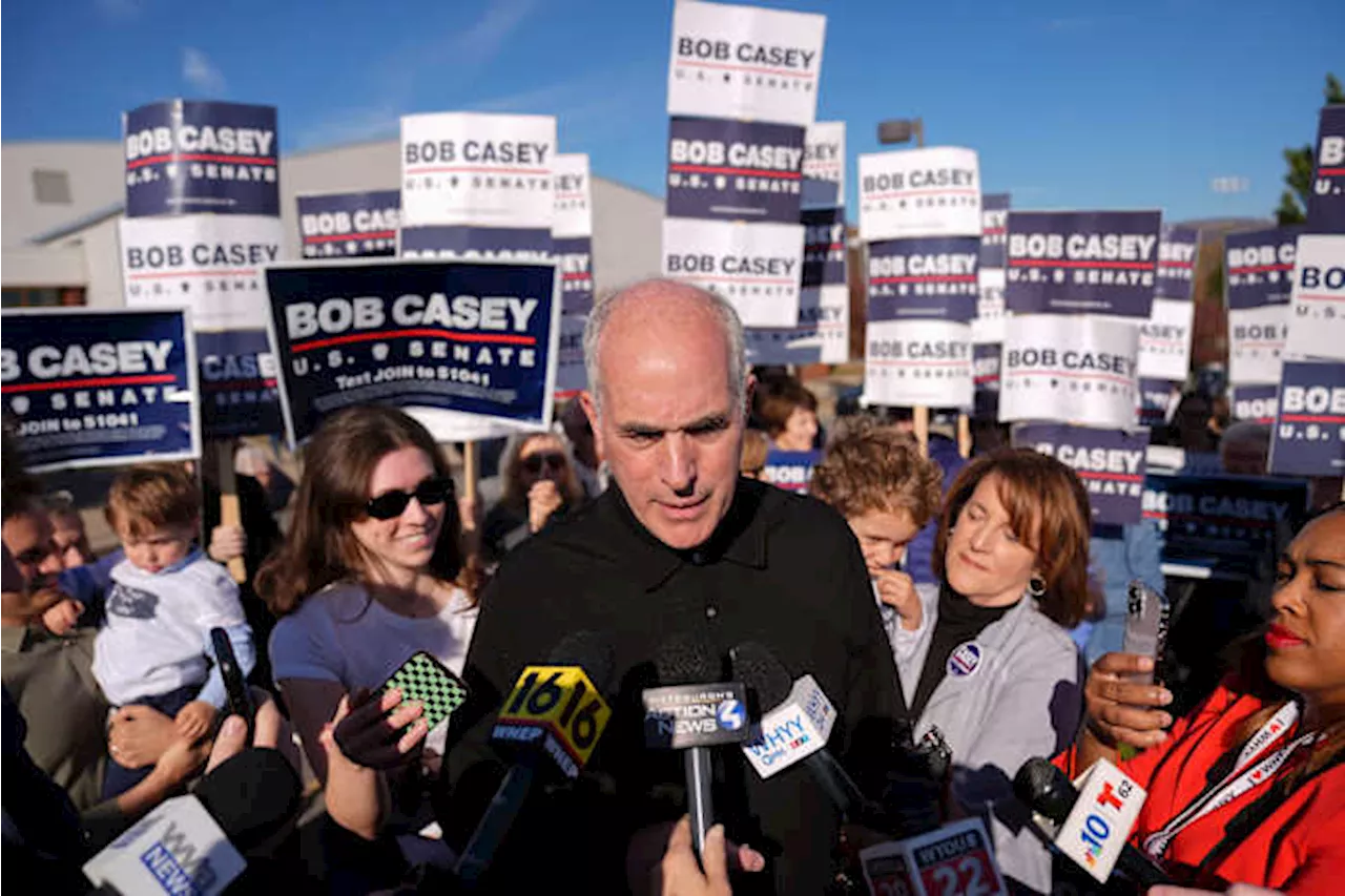 Democrat Bob Casey concedes to Republican David McCormick in Pennsylvania Senate contest