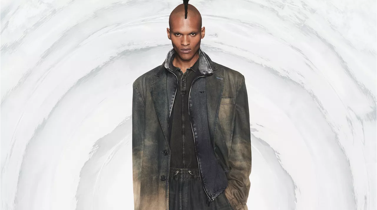 Diesel’s Glenn Martens Plays With Fluid Denim, Technical Wear in Pop Pre-Fall 2025 Collection