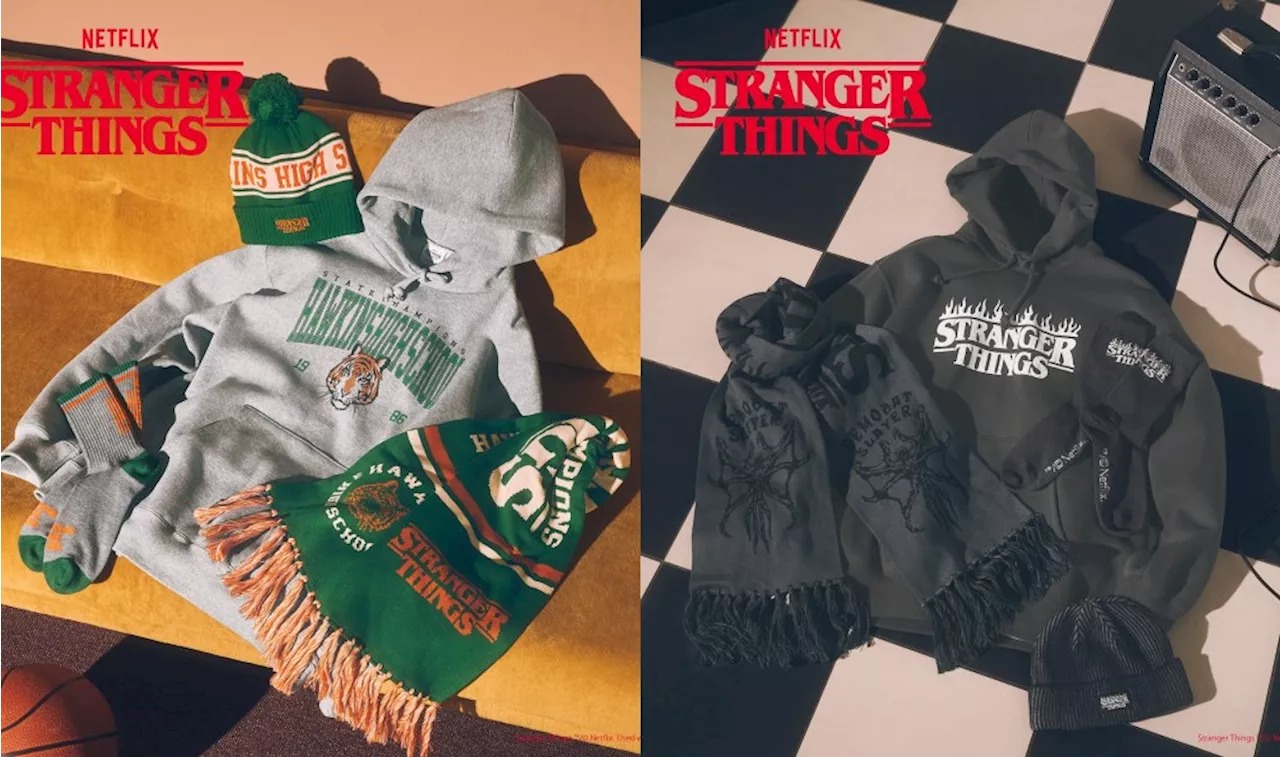 GU Pays Homage to Hawkins High and the Hellfire Club With Nostalgia-fueled ‘Stranger Things’ Collection