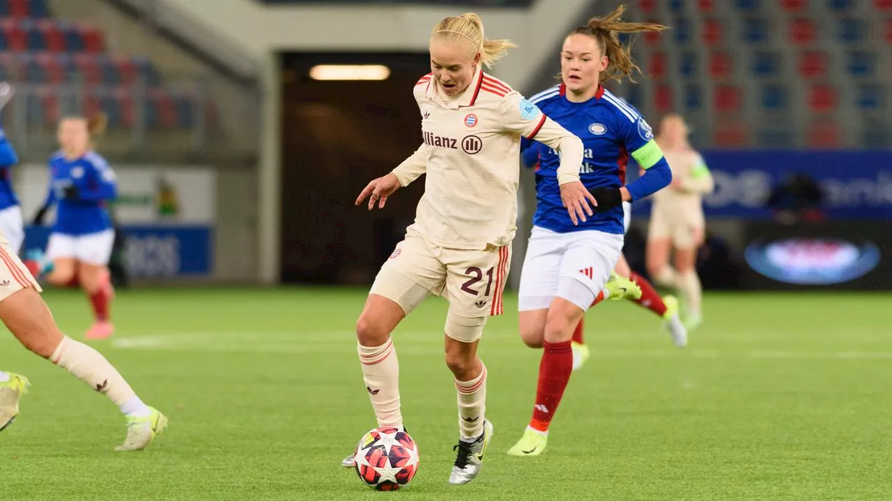 Champions League: Bayern-Frauen nur 1:1 gegen Außenseiter