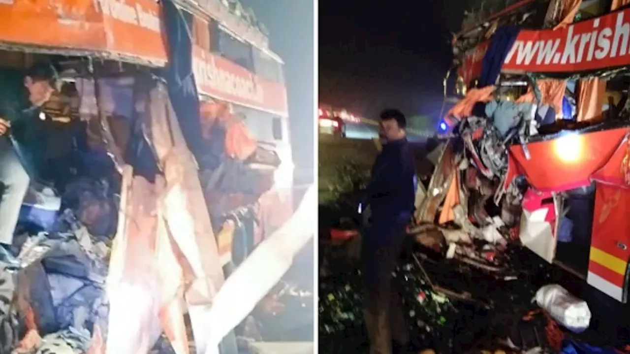 Yamuna Expressway Accident: ഡബിൾ ഡക്കർ ബസും ട്രക്കും കൂടിയിടിച്ച് അപകടം; പിഞ്ചുകുഞ്ഞുൾപ്പെടെ 5 പേർക്ക് ദാരുണാന്ത്യം!