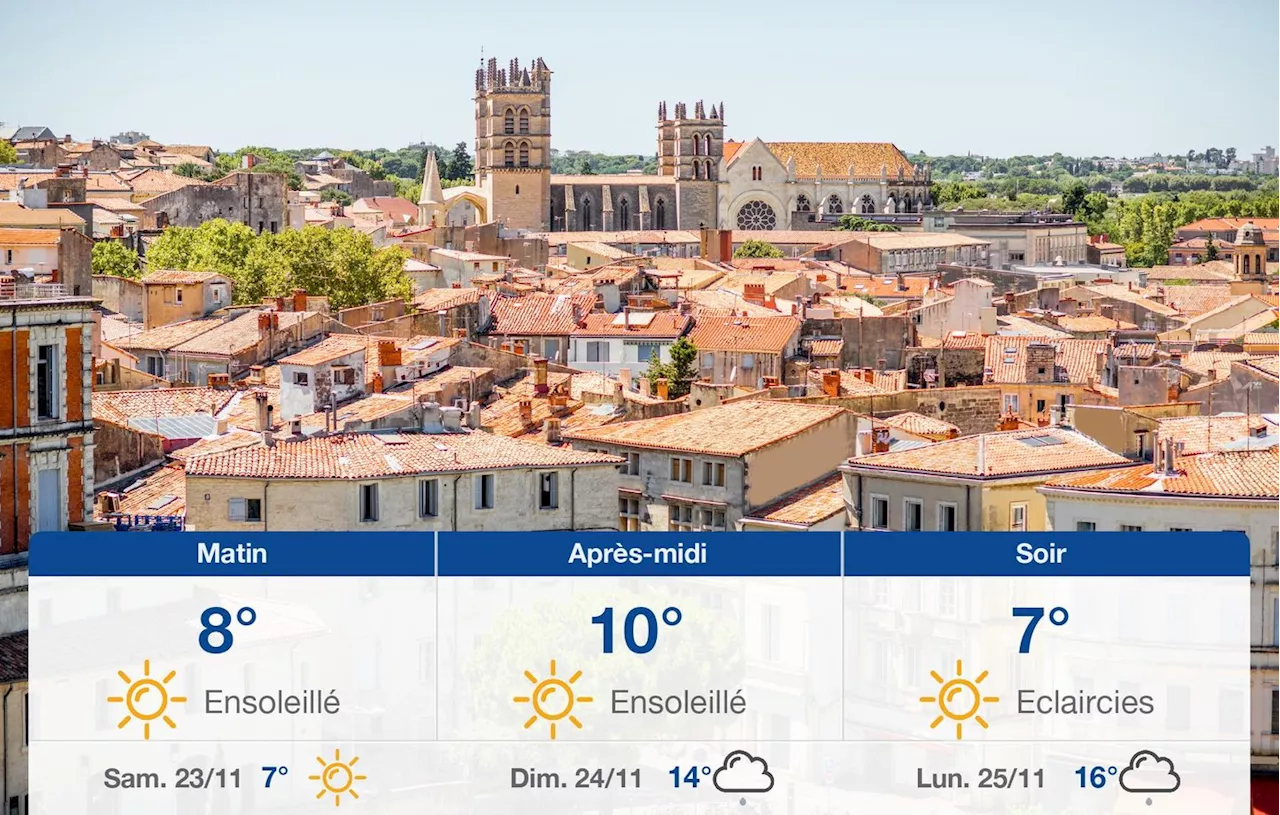 Météo Montpellier: prévisions du vendredi 22 novembre 2024