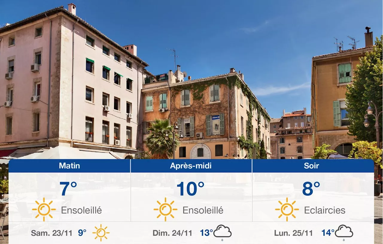 Météo Marseille: prévisions du vendredi 22 novembre 2024