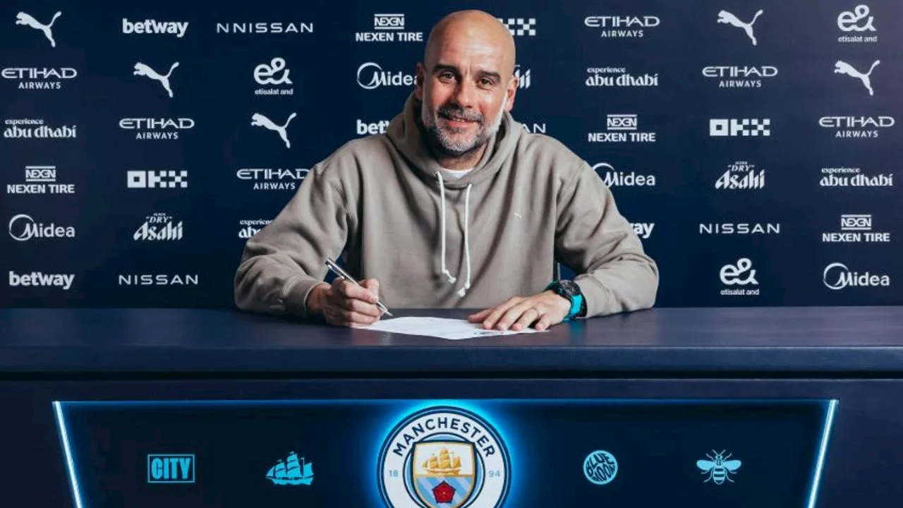 OFICIAL: Pep Guardiola renueva con el Manchester City hasta 2026