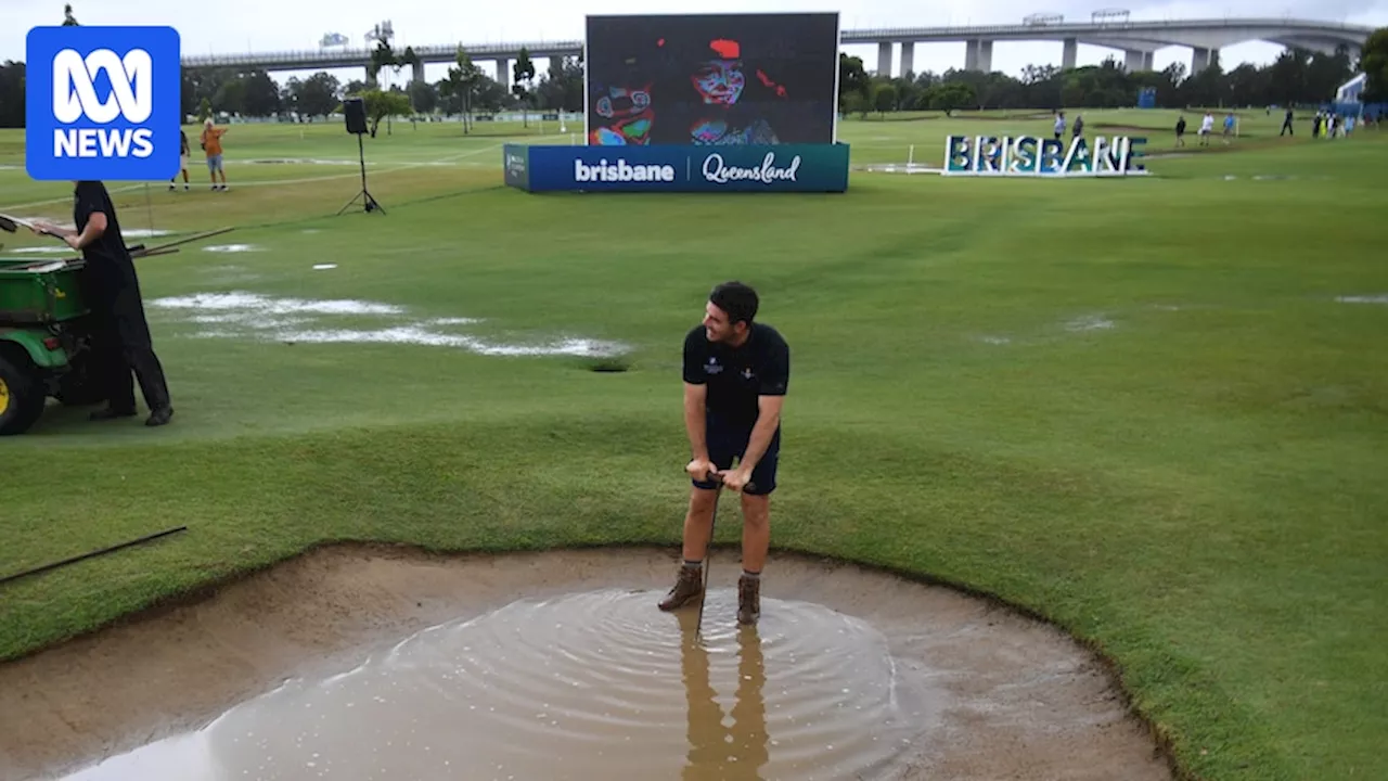 Australian PGA Championship reduced to 54 holes as organisers call off day two due to on-course flooding at Royal Queensland