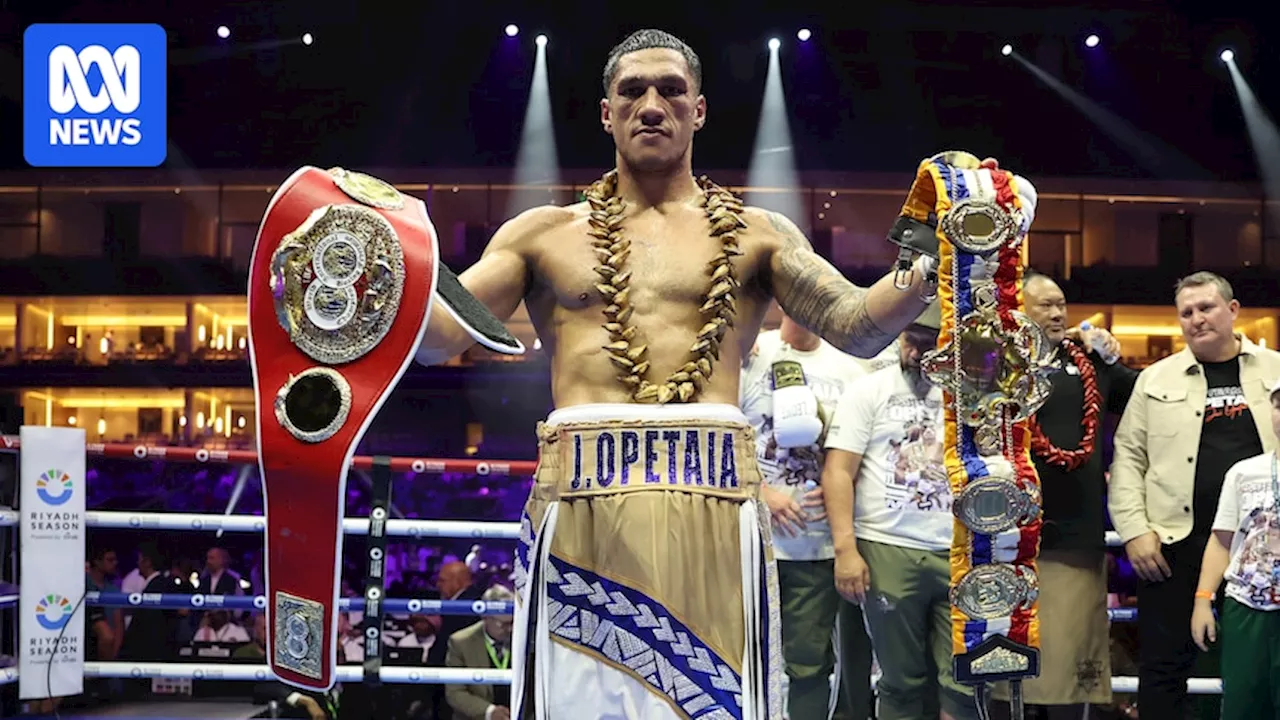 Jai Opetaia to defend world title in January on the Gold Coast