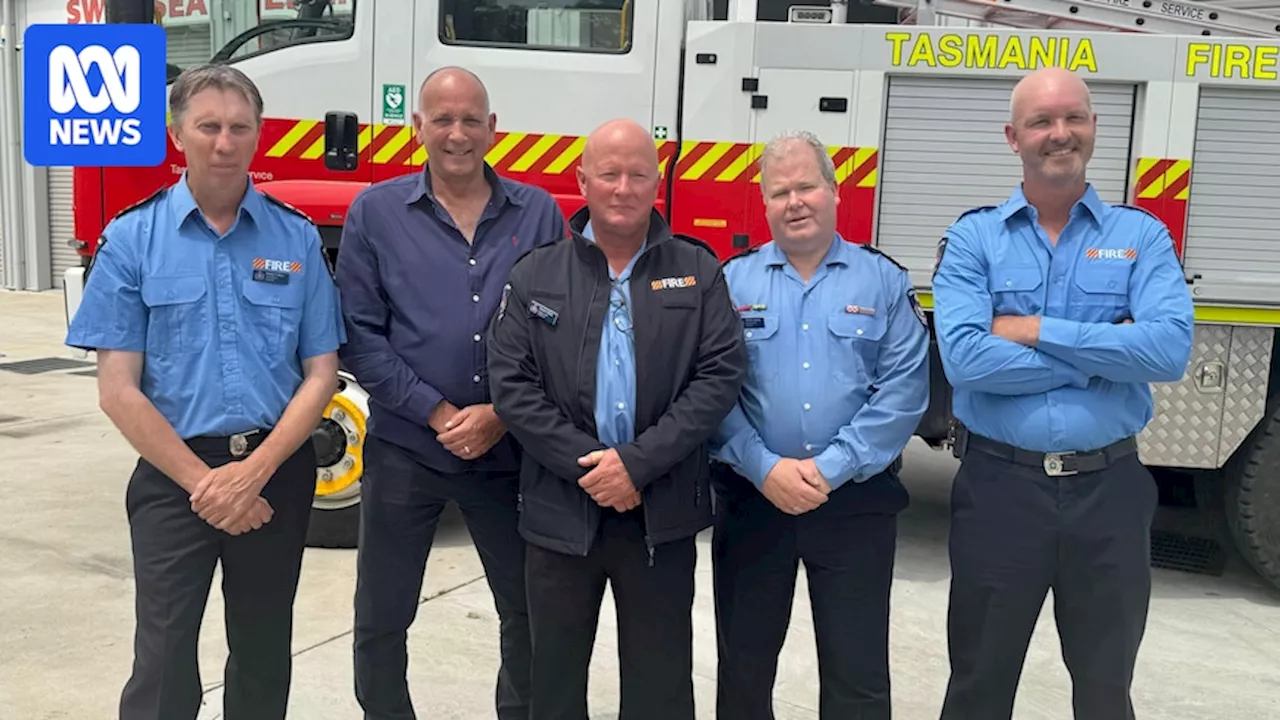 Volunteer fire fighter reunited with those involved in saving his life after he went into cardiac arrest on a job