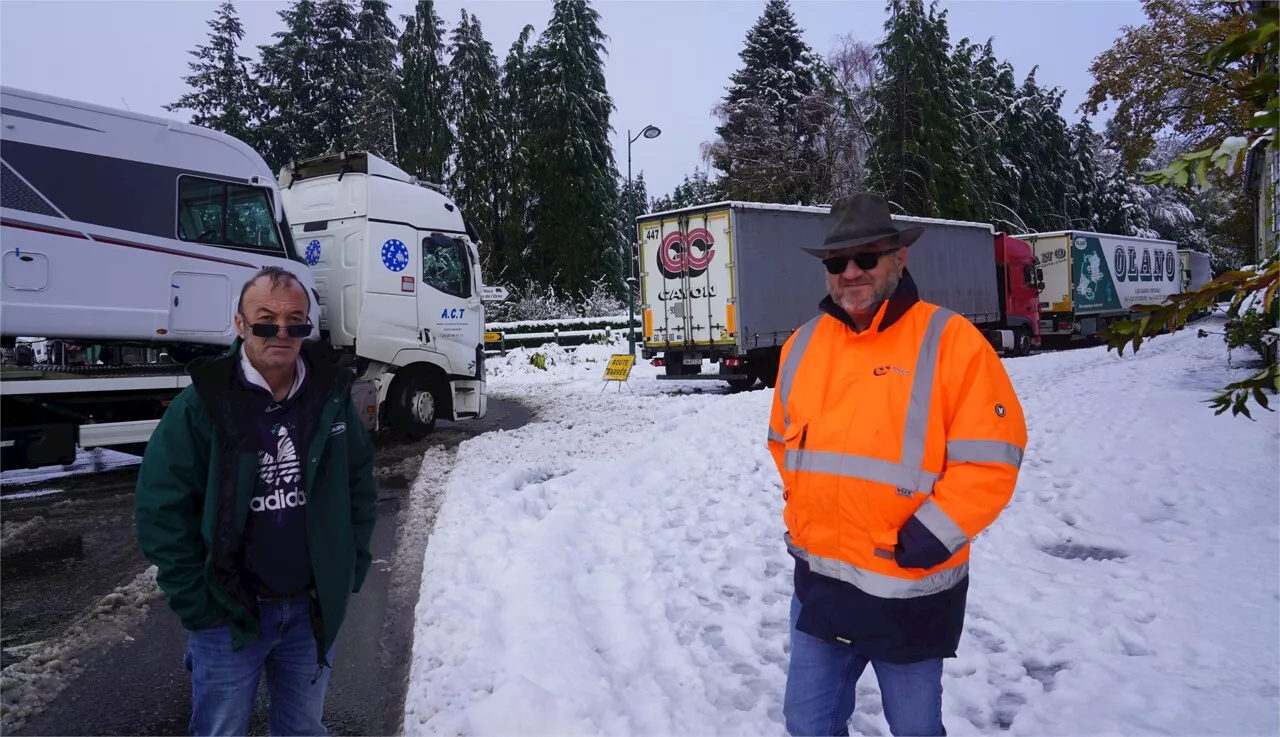 Naufragés de la route dans l'Orne, les routiers Jean-François et Eric témoignent