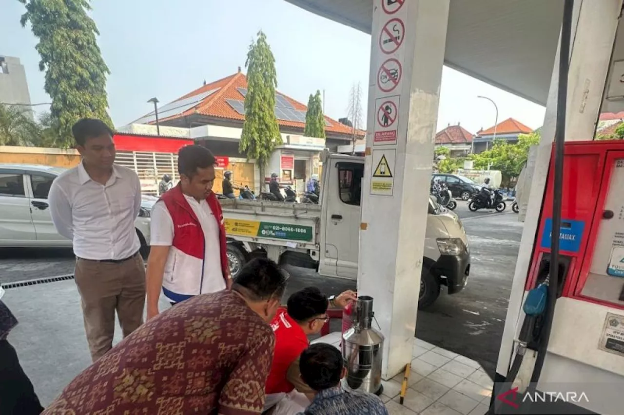 Pertamina periksa 214 SPBU di Bali pastikan akurasi alat pengisian BBM