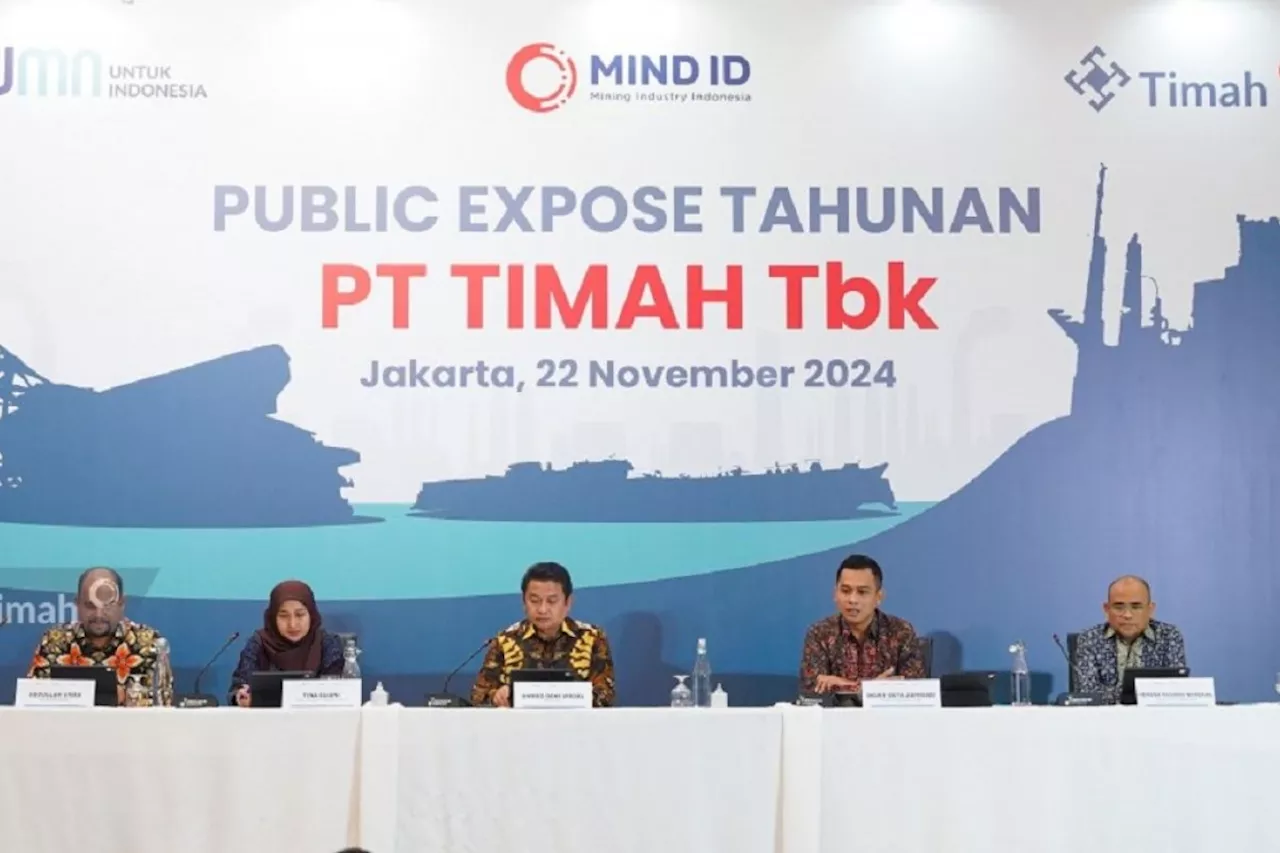 Produksi bijih timah PT Timah meningkat 36 persen