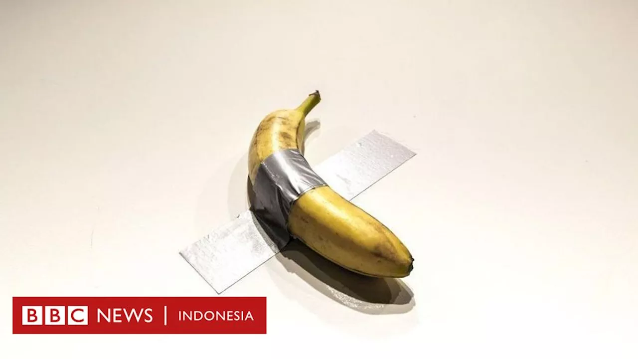 Seni: Pisang ditempel lakban laku terjual Rp98 miliar, seniman dapat berapa?