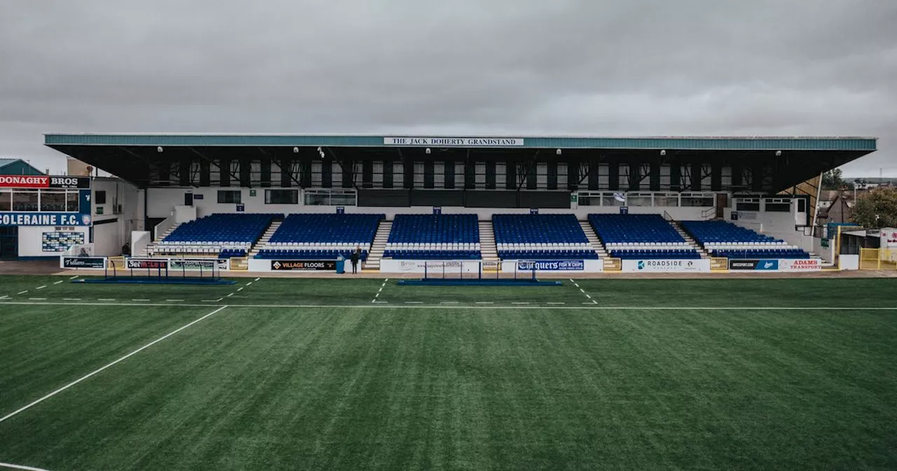 Coleraine FC issue response after threat of stadium closure emerges