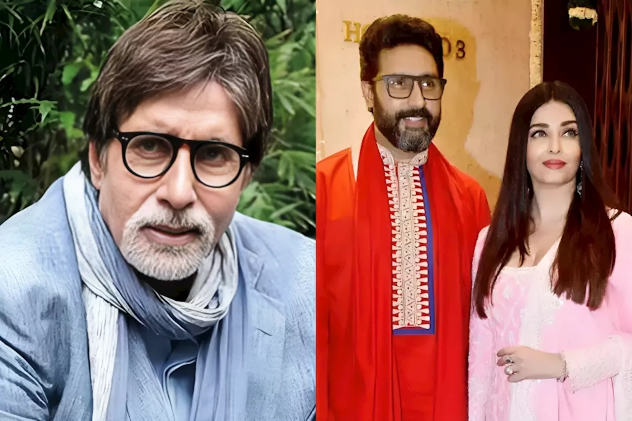 Amitabh Bachchan responds to divorce speculations of Abhishek and Aishwarya