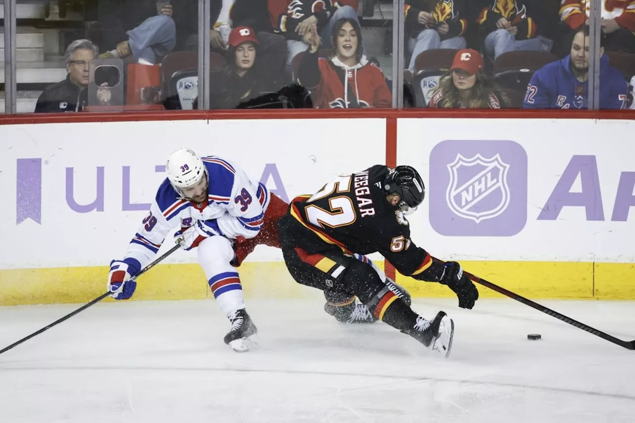 Calgary defenceman MacKenzie Weegar a standout as Flames edge New York Rangers 3-2