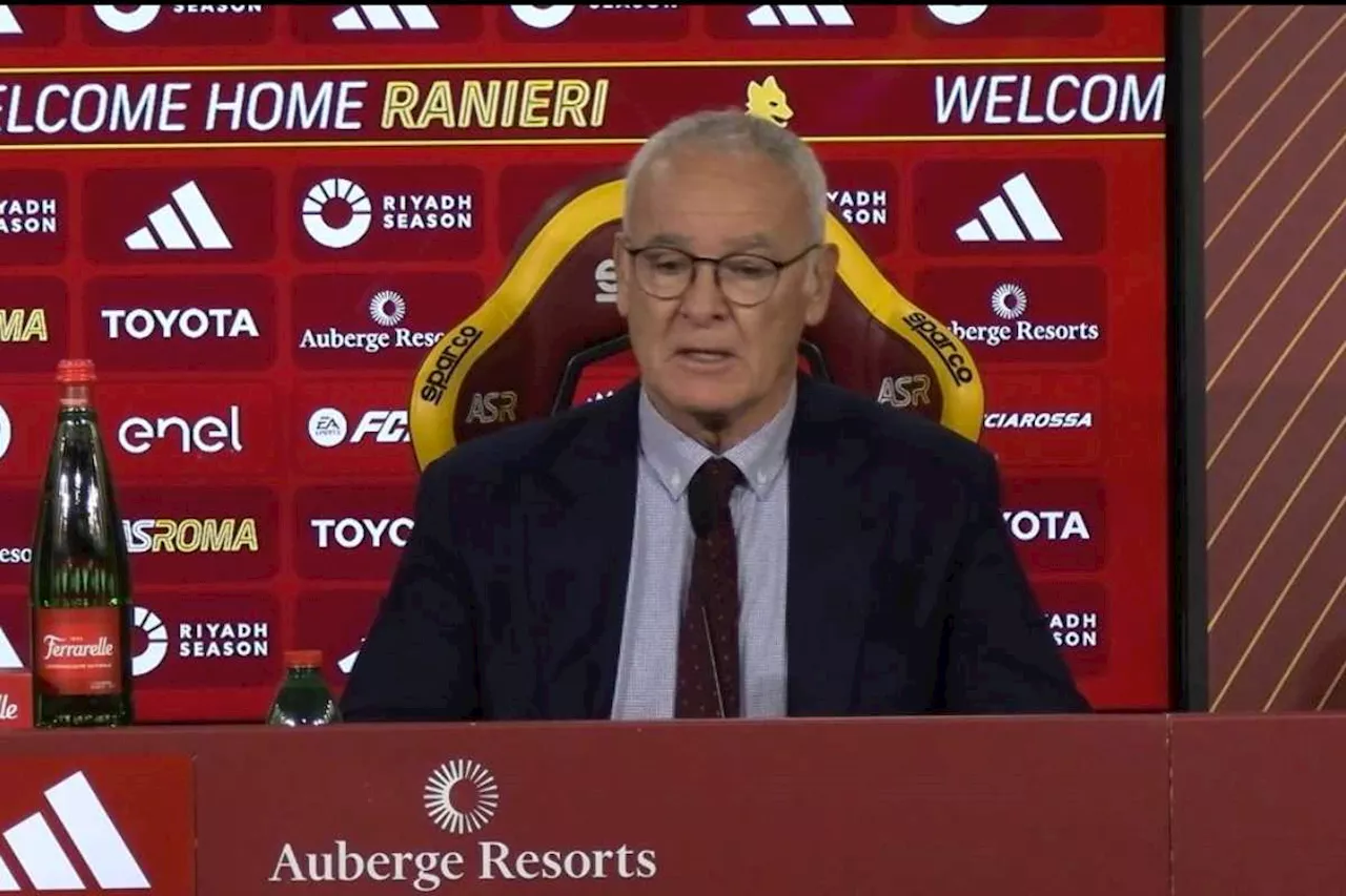 Napoli-Roma, la conferenza stampa di Ranieri