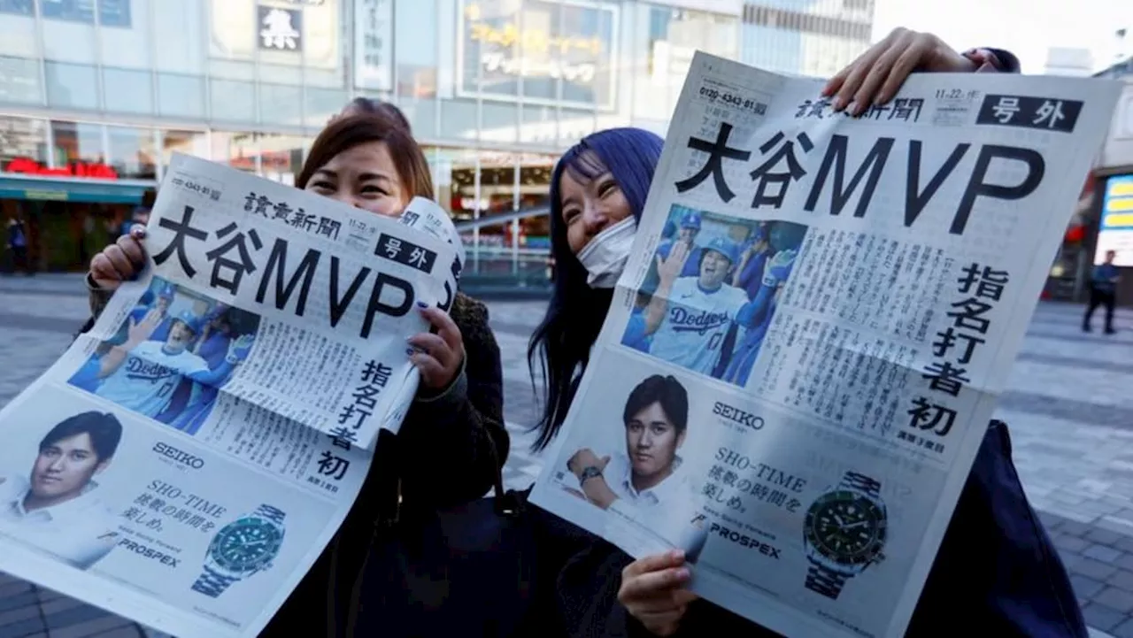 Baseball-Japanese fans rejoice in Ohtani's MVP win