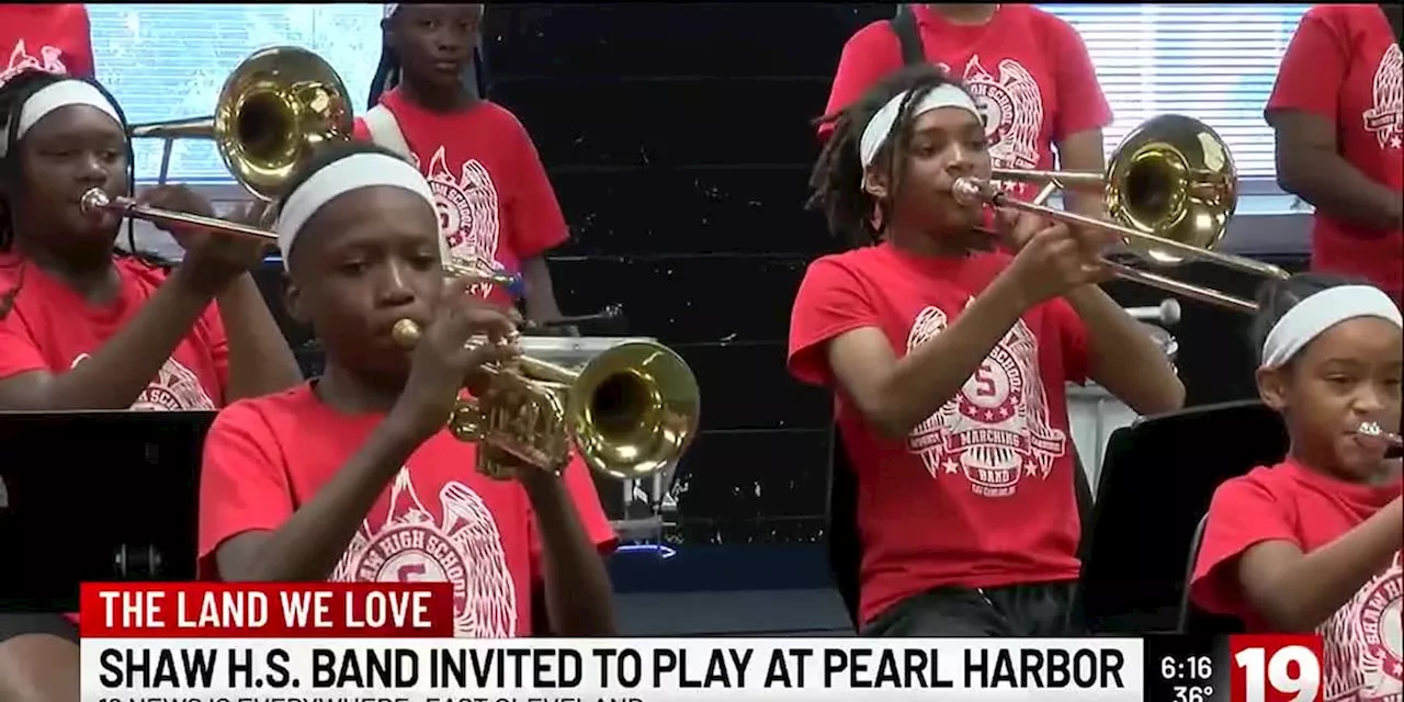 Shaw High School band invited to perform in Pearl Harbor memorial parade in Hawaii