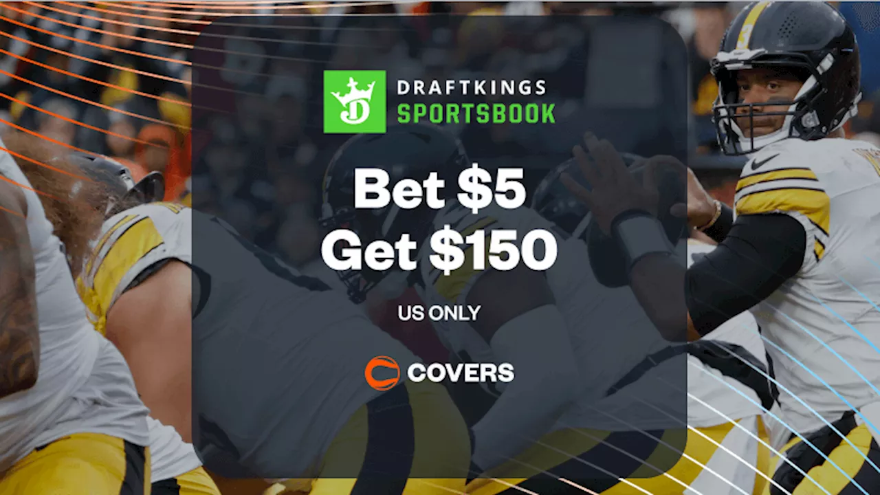 DraftKings Promo Code: Bet $5, Get $150 for Steelers vs Browns on Thursday Night Football