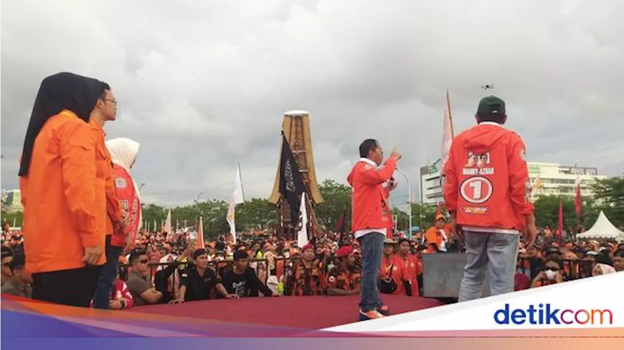 Kampanye Akbar DIA Diserang Hoaks Akomodasi Peserta Dibayar Rp 300 Ribu