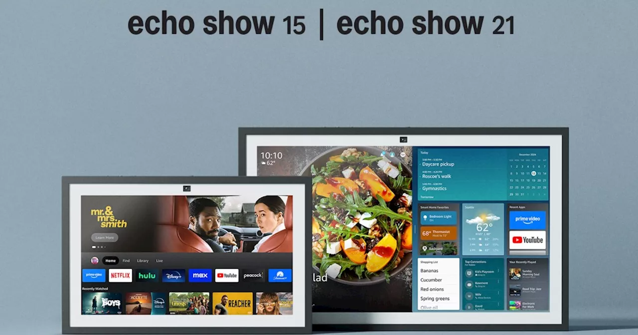 Echo Show 21 vs. Echo Show 15 (2nd Gen): which is best for your smart home?