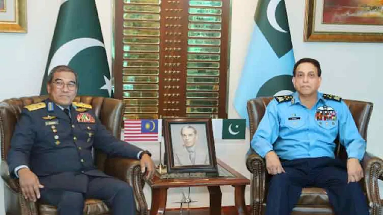 Malaysian Air Force chief calls on Air Chief Marshal Zaheer Babar