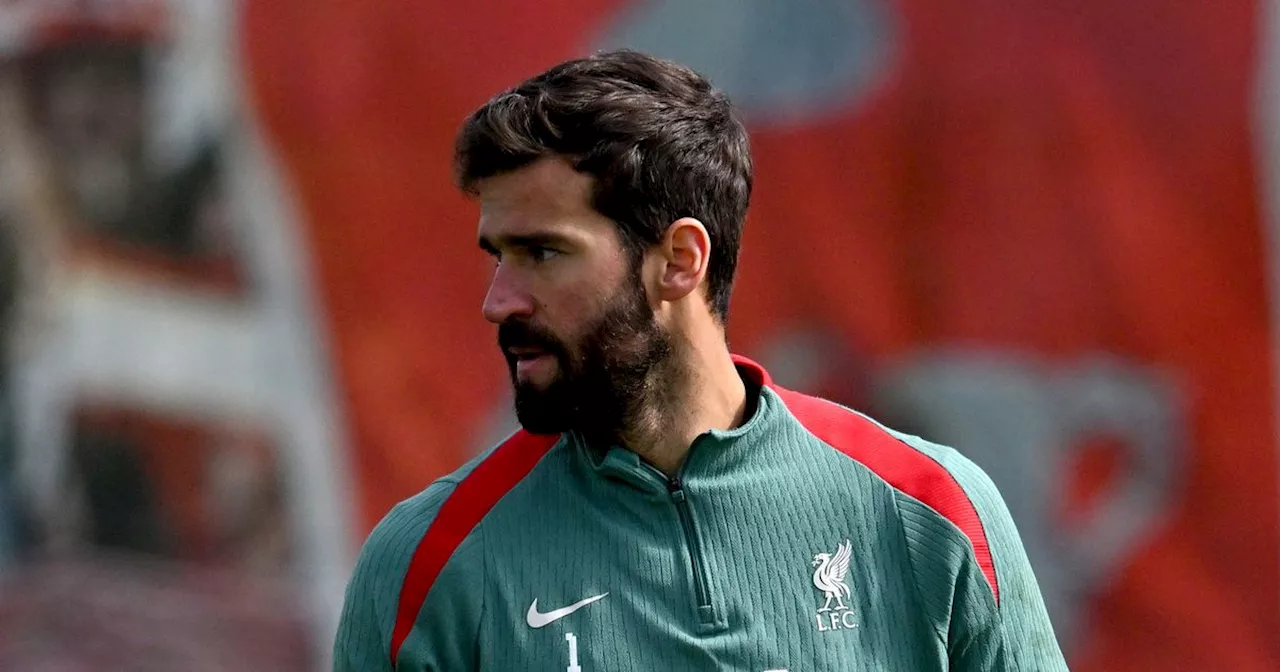 Alisson Becker injury latest as Liverpool goalkeeper ruled out of massive match