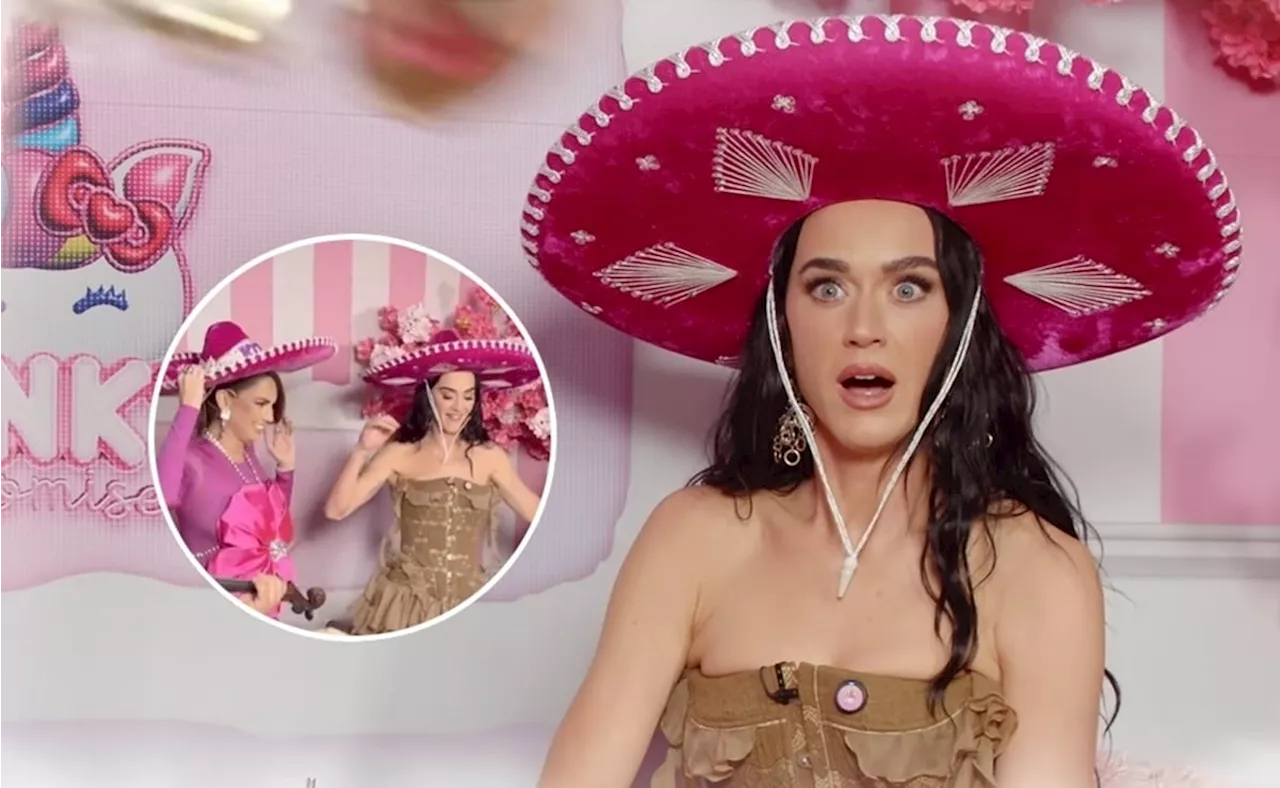 Katy Perry protagoniza épico momento en Pinky Promise; mujeres mariachis la sorprenden con 'Roar'