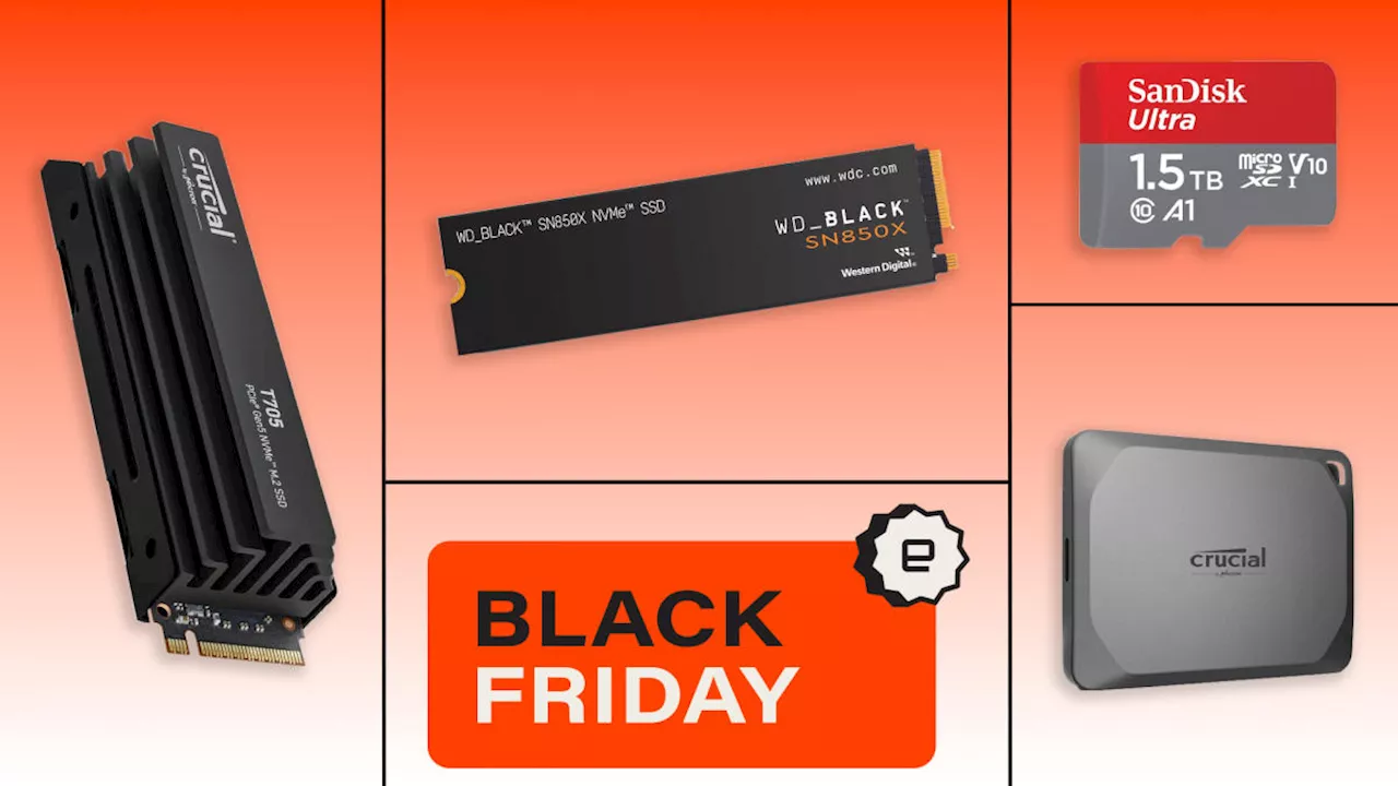 The best Black Friday SSD deals from Samsung, WD, Crucial and others