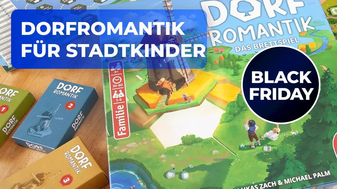 Dieses Brettspiel gehört in jede gut sortierte Sammlung – sichert euch 'Dorfromantik' am Black Friday extra günstig!