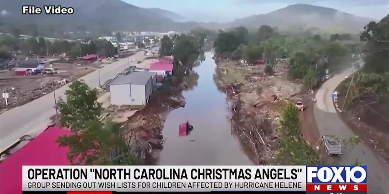 Locals launch an operation to bring Christmas to hurricane victims in North Carolina