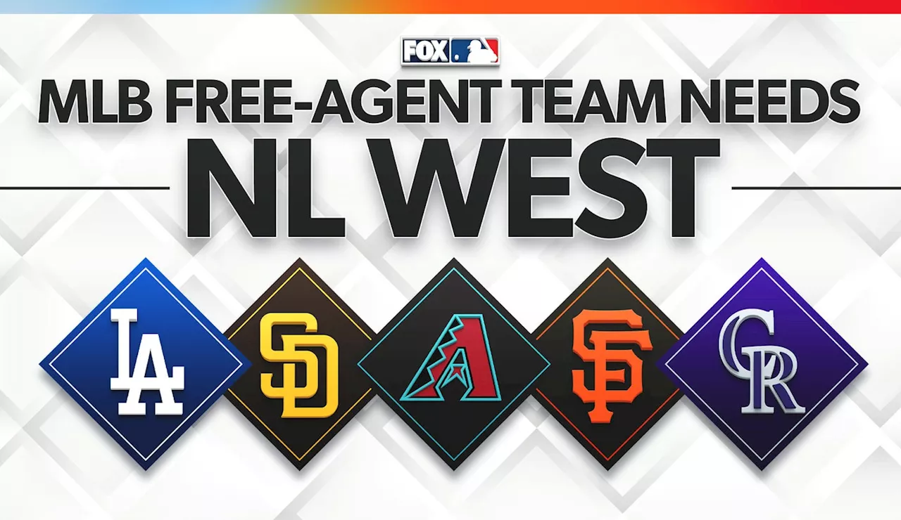 Three biggest free-agent needs for Dodgers, Padres, D-backs, Giants, Rockies