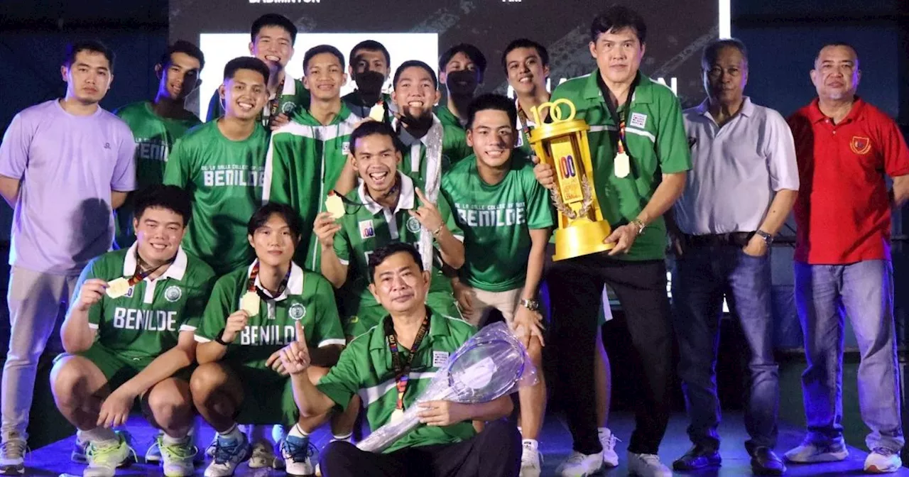 Benilde, San Beda, San Sebastian win NCAA Season 100 badminton titles