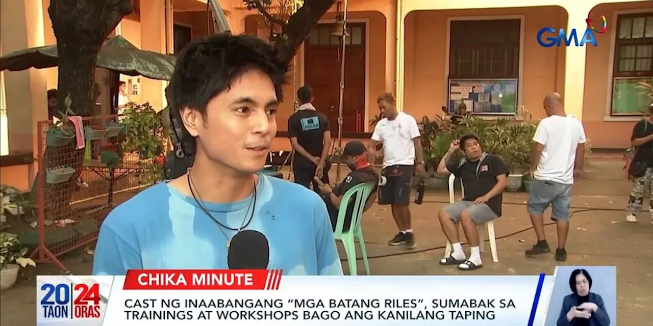 'Mga Batang Riles' cast hard at work in more trainings, workshops for action drama series