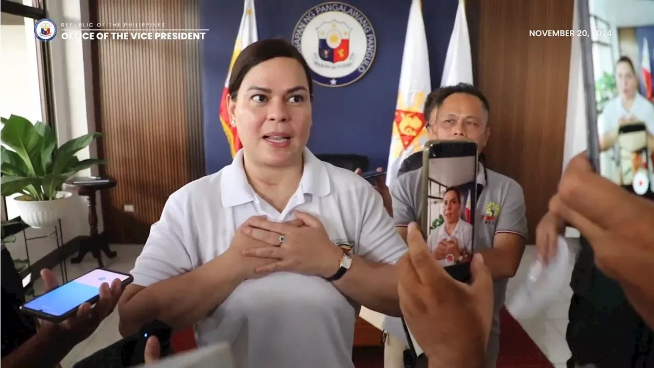 Sara Duterte visits detained chief-of-staff in Batasan