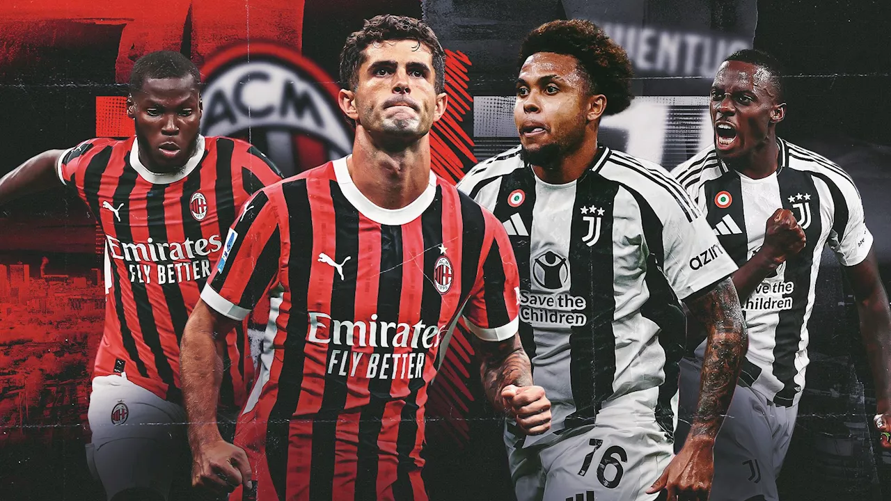 USMNT stars headline in Derby d'Italia: Where Christian Pulisic, Yunus Musah Weston McKennie and Tim Weah stand heading into AC Milan's match with Juventus