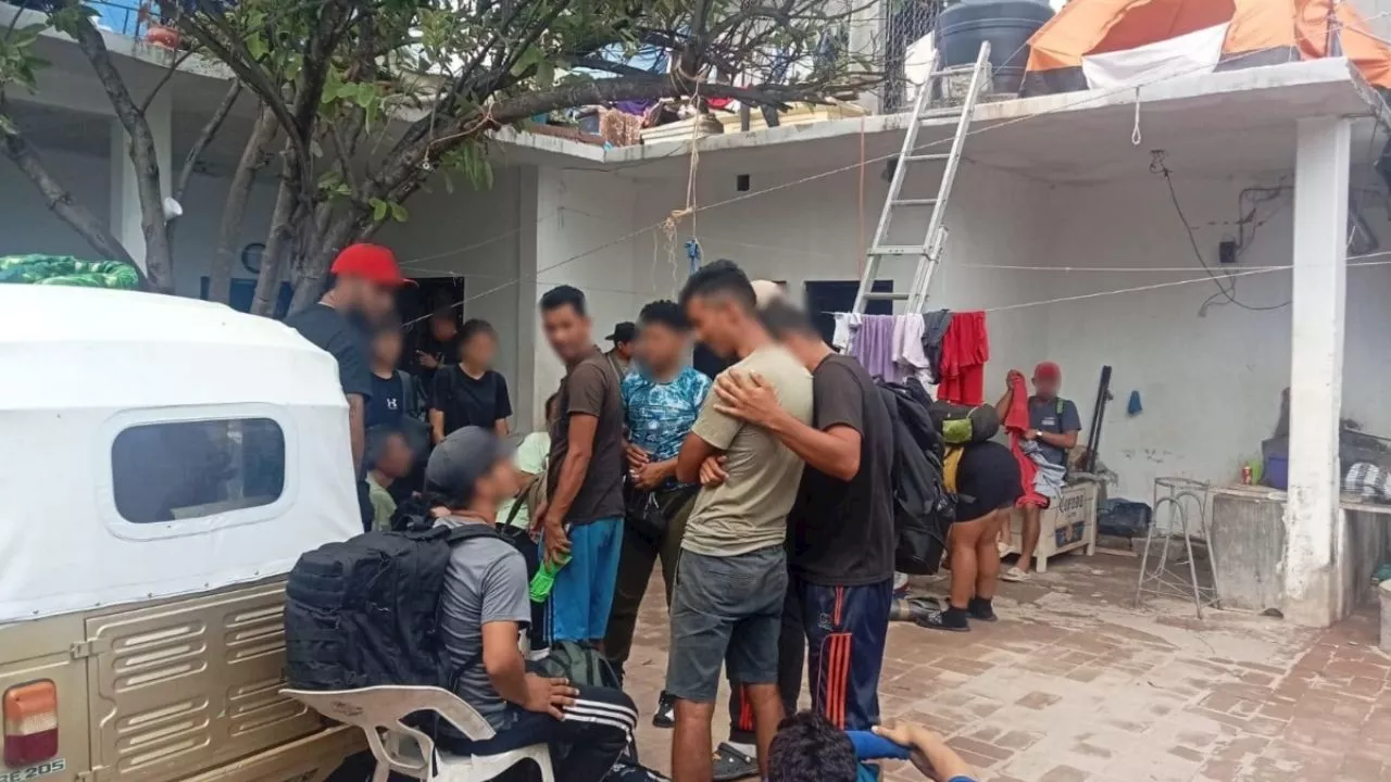 Rescatan a 174 migrantes en Juchitán de Zaragoza, hay 4 detenidos